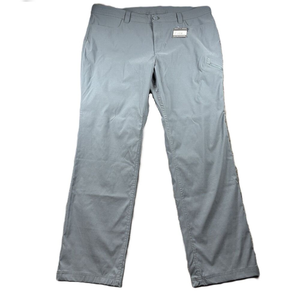 Eddie Bauer Women Rainier Hiking Pants NEW Nylon Graphite Grey Size 18 Q215